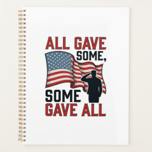 Patriotic Memorial All Gave Some Some Gave All Shi Planner
