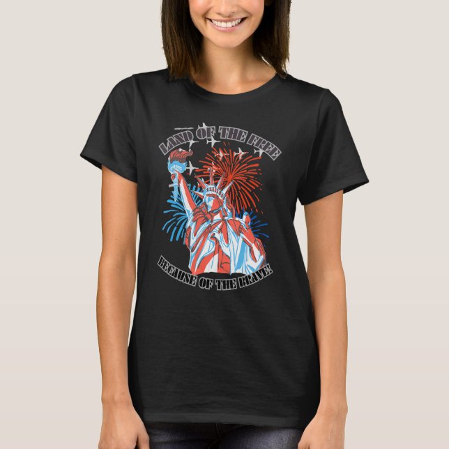 PATRIOTIC MEMORIAL DAY AMERICAN HONOR MILITARY T-Shirt (Front)