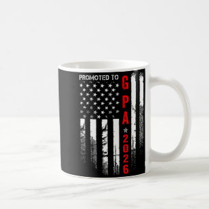 Patriotic Mens Promoted To G Pa Est 2026 First Tim Coffee Mug
