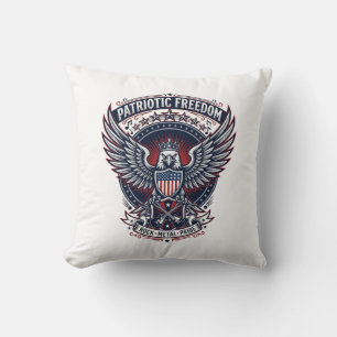 Patriotic Metal Wings Patriot Music Rock Metal Pat Cushion