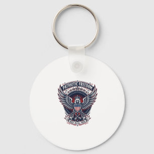 Patriotic Metal Wings Patriot Music Rock Metal Pat Key Ring
