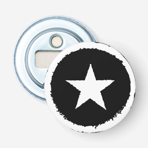 Patriotic Military Army War White Star Symbol Sign Bottle Opener