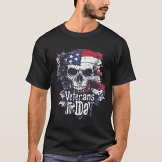 Patriotic Military Grunge T-Shirt