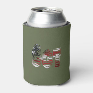 Patriotic Military Unique Amazing Can Cooler