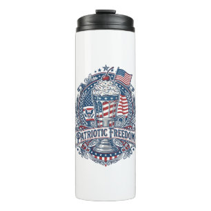 Patriotic Milkshake Americana Thermal Tumbler