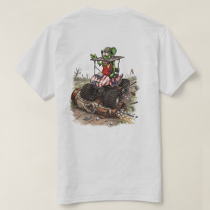 Patriotic Monster cart golf T-shirt