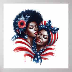 Patriotic Mother Day Poster