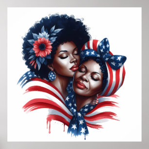 Patriotic Mother Day Poster