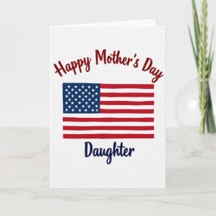 Patriotic Mothers Day Card