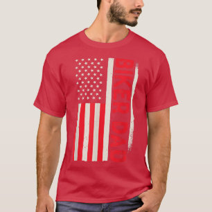 Patriotic Motorcycle Lover Motorcyclist Biker Dad  T-Shirt