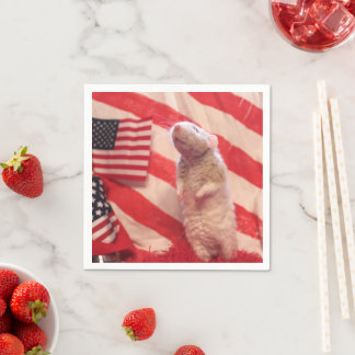 Patriotic Murray Napkin