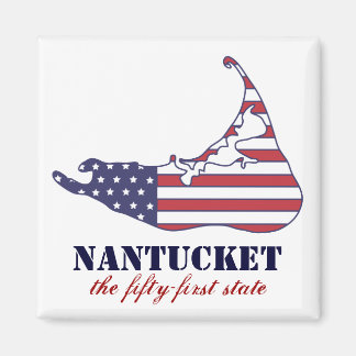 Patriotic Nantucket, the 51st State of America Magnet
