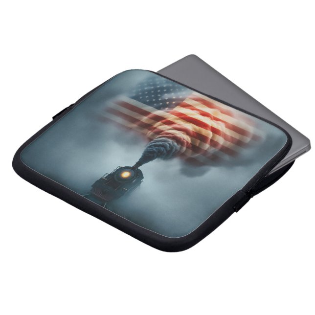 Patriotic Neoprene Laptop Sleeve  (Front Top)