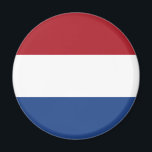 Patriotic Netherlands Flag Magnet<br><div class="desc">Patriotic flag of Netherlands.</div>