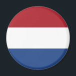 Patriotic Netherlands Flag Magnet<br><div class="desc">Patriotic flag of Netherlands.</div>