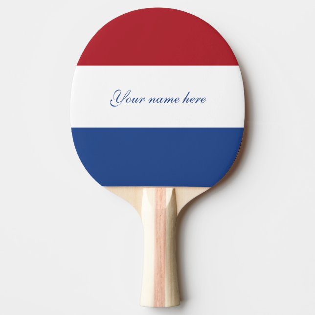 Patriotic Netherlands flag Ping Pong Paddle (Front)
