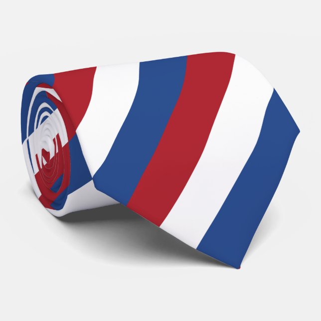 Patriotic Netherlands Flag Tie (Rolled)