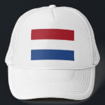 Patriotic Netherlands Flag Trucker Hat<br><div class="desc">Patriotic flag of Netherlands.</div>
