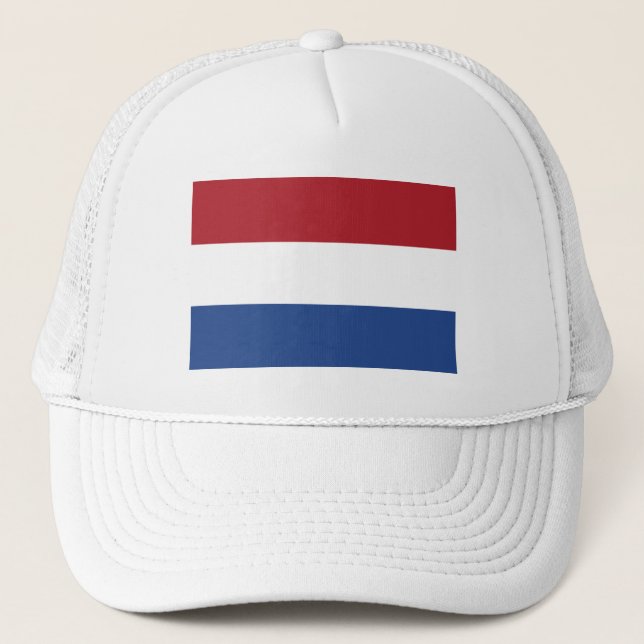 Patriotic Netherlands Flag Trucker Hat (Front)