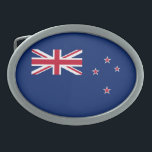 Patriotic New Zealand Flag Belt Buckle<br><div class="desc">Patriotic flag of New Zealand.</div>