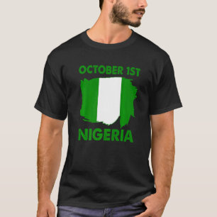Patriotic Nigeria Pride Independence Day 2022 Nige T-Shirt