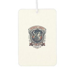 Patriotic Night Mission Patriot Wolf Military Insp Car Air Freshener