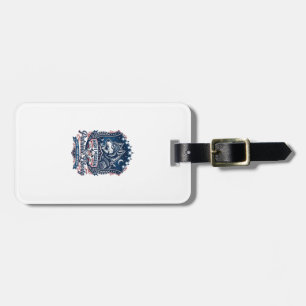 Patriotic Night Mission Patriot Wolf Military Insp Luggage Tag