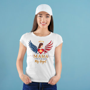 Patriotic Nurse Mum – Mama, My Angel T-Shirt