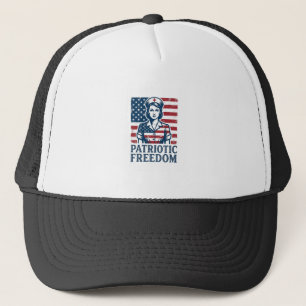 Patriotic Nurse Vector Graphic Tee Trucker Hat