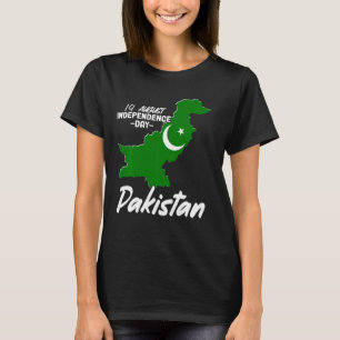 Patriotic Pakistan 14 August Independence Day Paki T-Shirt