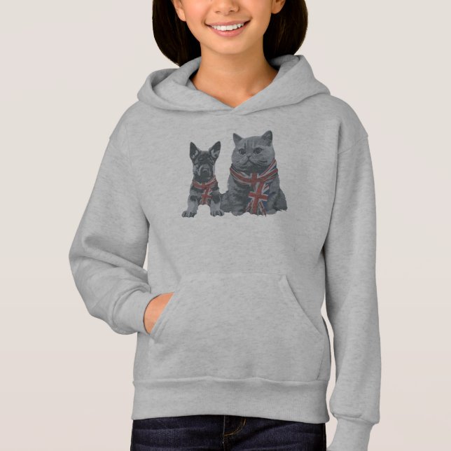Patriotic Pals: UK Dog and Cat (Front)