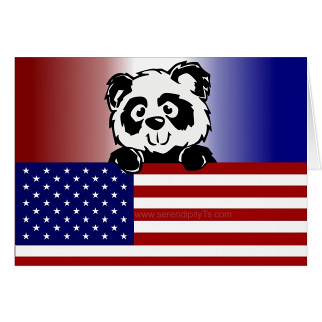 Patriotic Panda (Front Horizontal)