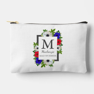 Patriotic Panda Anemone Wedding Accessory Pouch