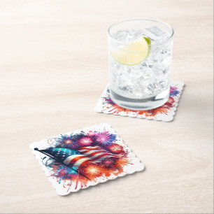 Patriotic Paper Coasters