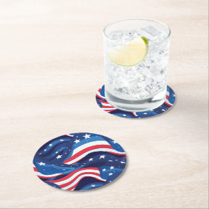 Patriotic Paper Coasters