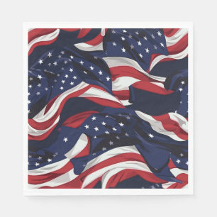 Patriotic Paper Napkins