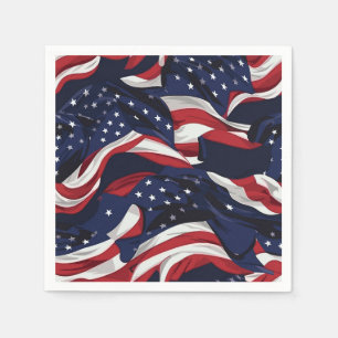 Patriotic Paper Napkins