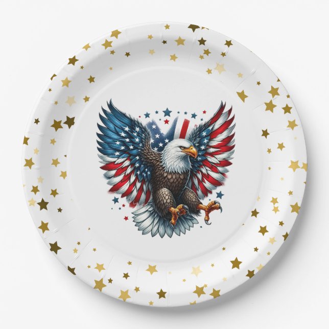 Patriotic Paper Plates (Front)