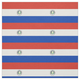 Patriotic Paraguay Flag Fabric