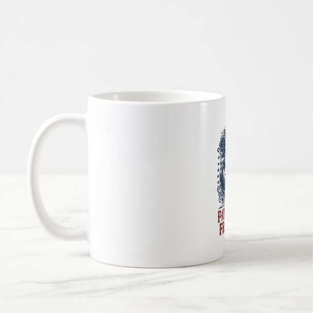 Patriotic Park Ranger Vector Graphic Tee_1 Coffee Mug (Left)