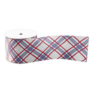 Patriotic Pattern Grosgrain Ribbon