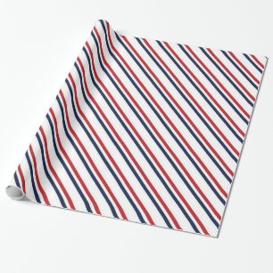 Patriotic pattern wrapping paper