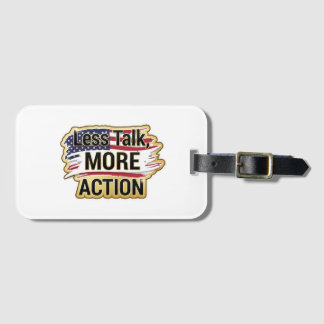 Patriotic Peace Decal Luggage Tag