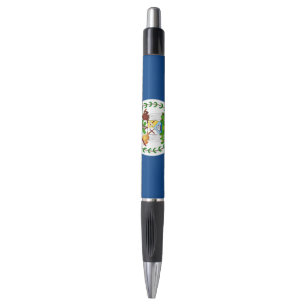 Patriotic Pen with flag of Belise