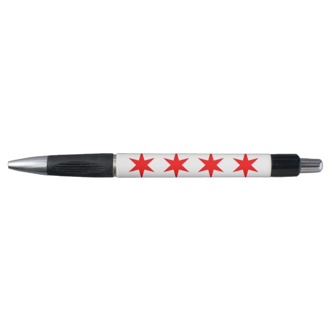 Patriotic Pen with flag of Chicago City, U.S.A. (Front)