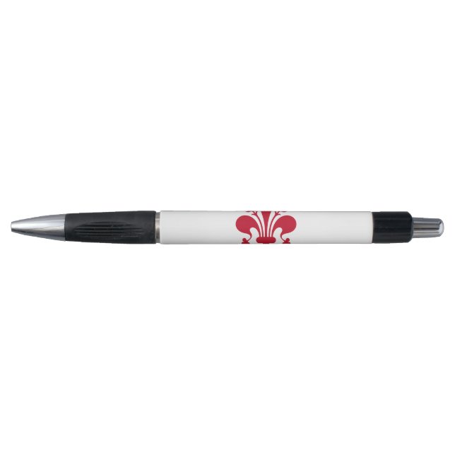 Patriotic Pen with flag of Florence, Tuscany (Front)