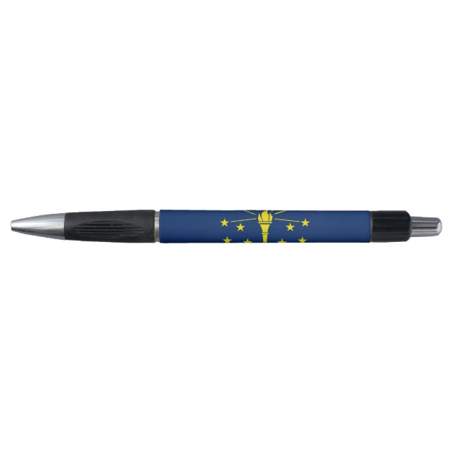 Patriotic Pen with flag of Indiana State, U.S.A. (Front)