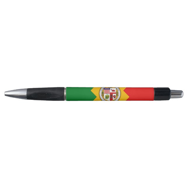 Patriotic Pen with flag of Los Angeles, U.S.A. (Front)