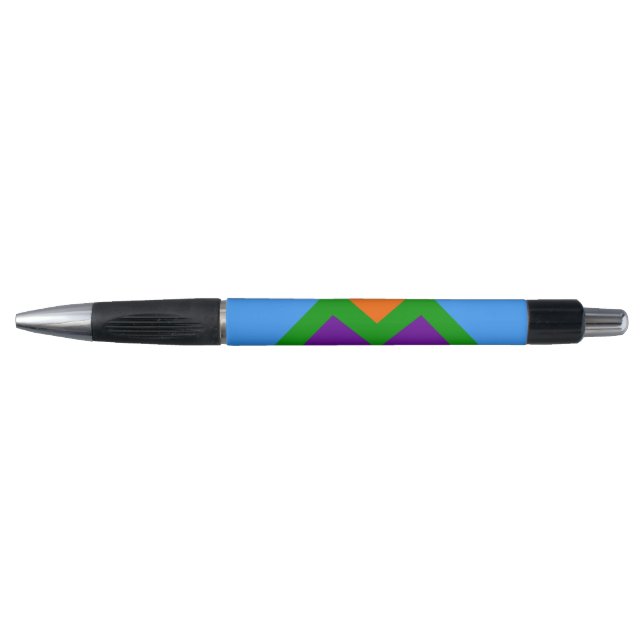 Patriotic Pen with flag of Manitou Springs, USA (Front)