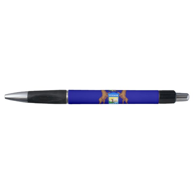 Patriotic Pen with flag of Michigan State (Front)